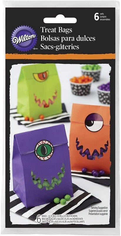 Monster treat bags Pack of 6