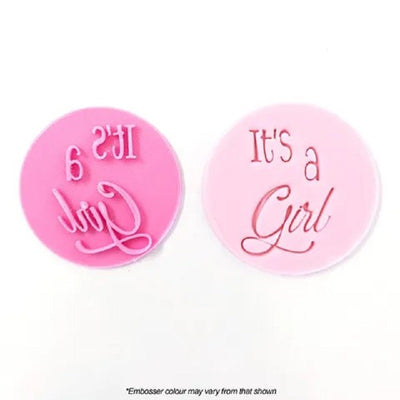 Its a girl embosser stamp