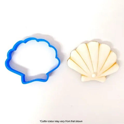 Seashell scallop or clam type shell cookie cutter