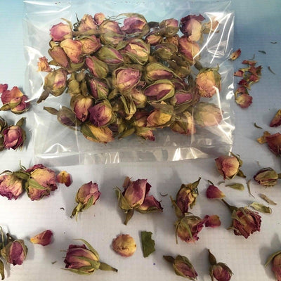 Edible Dried mini Rosebud roses