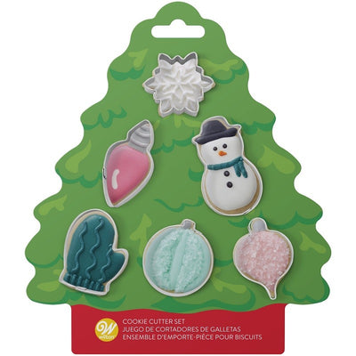 Mini Christmas Cookie Cutter Set 6 by Wilton