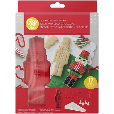 Christmas Nutcracker Cookie Decorating Kit 12 Piece set