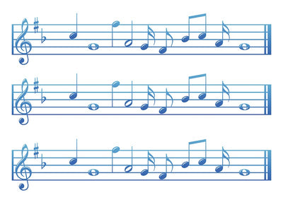 A3 Edible icing image sheet Musical Notes