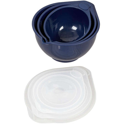 Set of 3 mixing and prep covered bowls by Wilton