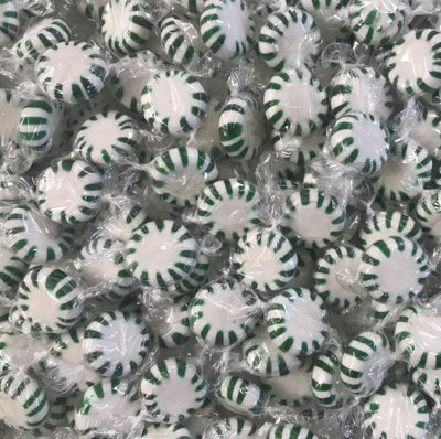 Starlight Mints Candy lollies Green and white