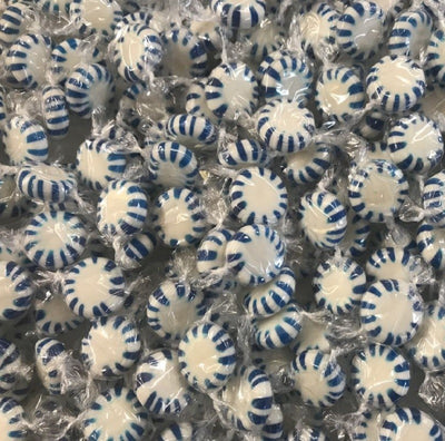 Starlight Mints Candy lollies Blue and white