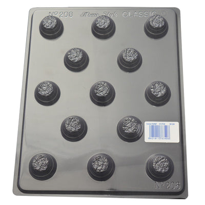 Deep fill coconut rough chocolate Mould