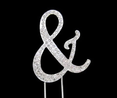 7cm Diamante letter pick AND symbol Ampersand &