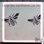 Bees large and small stencil by ibicci