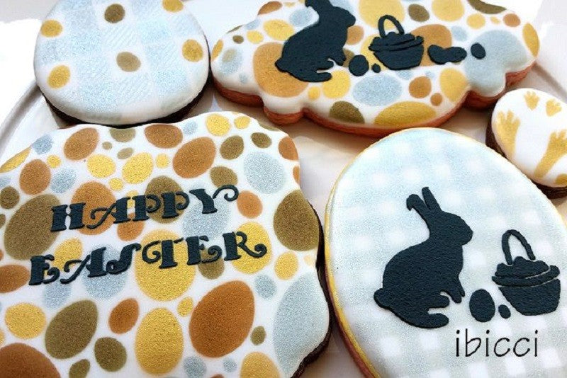 Easter Eggs stencil by ibicci