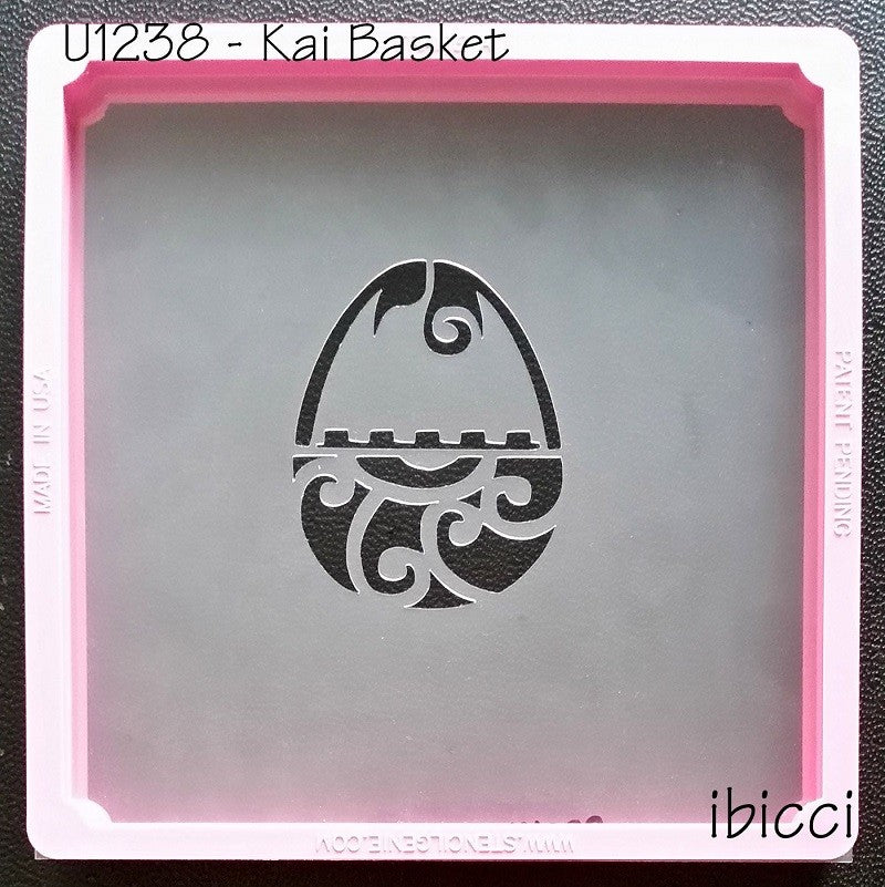 Easter Kai basket stencil by ibicci