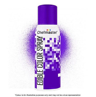 Chefmaster edible colour spray for icing Violet (North Island Urban Delivery ONLY)