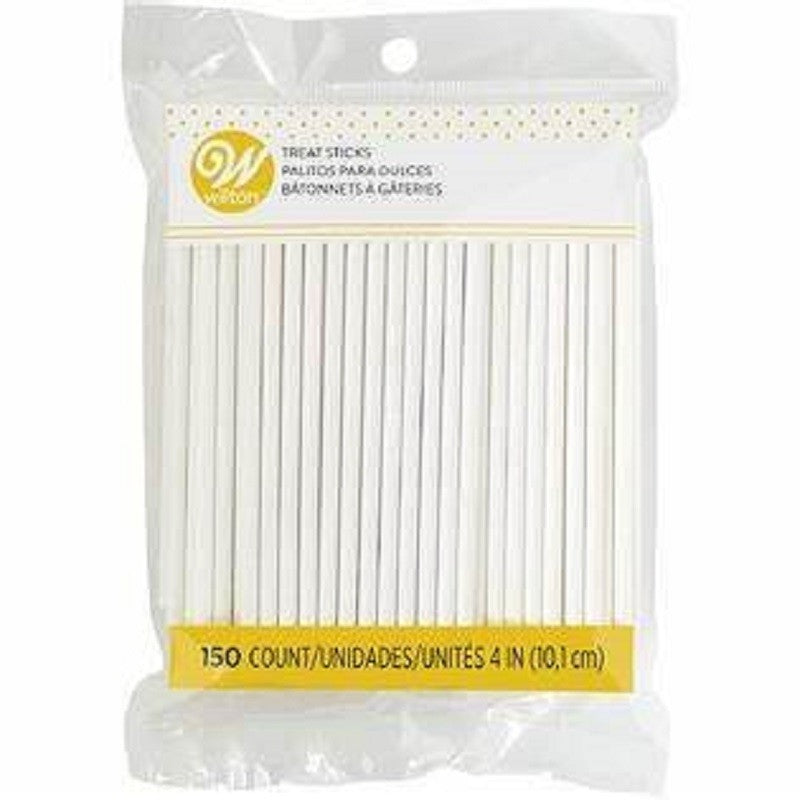 4 inch lollipop sticks Bulk pack of 150 by Wilton - Kiwicakes