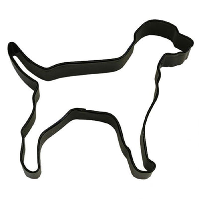 Dog Black metal cookie cutter (labrador type)