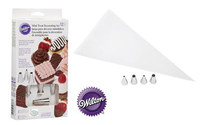 12pce Mini treats decorating set piping tips and decorating bags