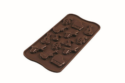 Melody musical notes and instruments silicone chocolate mould