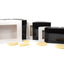 Black window Box for cookies Large Rectangle Sold Singly