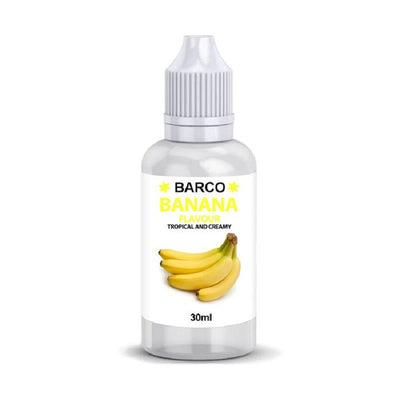 Barco flavouring 30ml Banana.  Add to cake and brownie batters, buttercream or fondant icing etc to flavour.