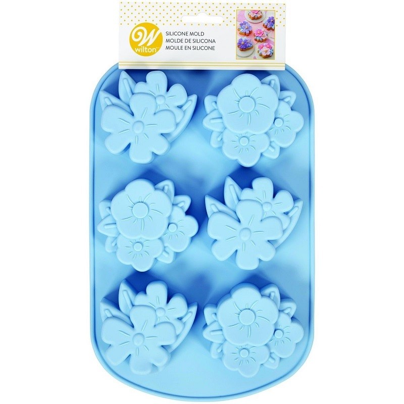 6 cavity silicone mould adventurer Floral Blossoms