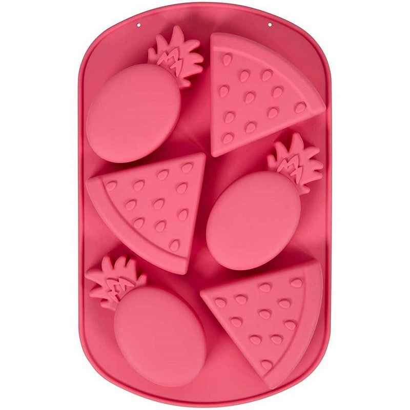 6 cavity silicone mould adventurer Tropical Watermelon and Pineapple