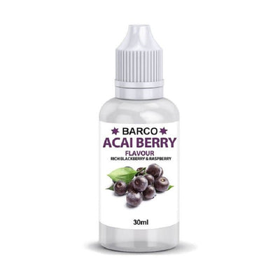 Barco flavouring 30ml Acai Berry.  Add to cake and brownie batters, buttercream or fondant icing etc to flavour.