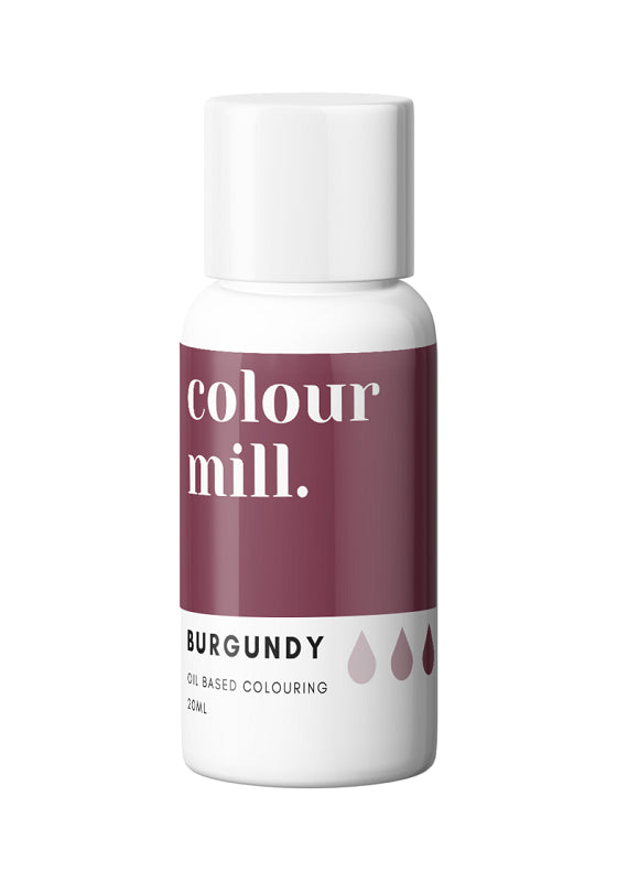 burgundy colour mill bottle