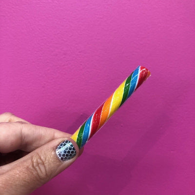 Rainbow Short lollipop pole (GREAT FOR DRIP CAKES)