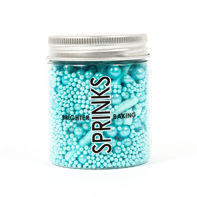 Bubble and bounce blue sprinkles and pearls by Sprinks