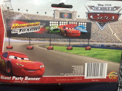 Cars Lightning McQueen party Banner