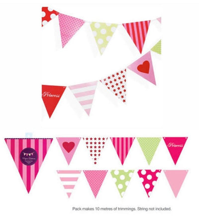 Were 12.95 now $5 pink bunting party flags