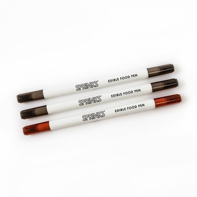 Set 3 Marker pens by Sprinks 2x black and 1x brown