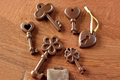 Silikomart Keys and padlock silicone chocolate mould