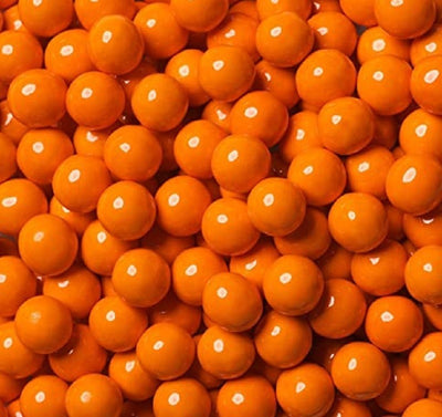 10mm Orange sixlets (cachous or sugar pearls) 100g