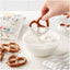 Example of pretzels dipped in bright white candy melts