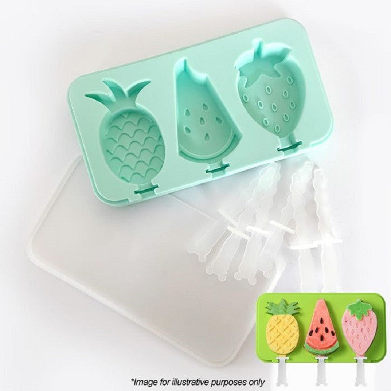 FRUIT POPSICLE SILICONE MOULD Pineapple watermelon strawberry
