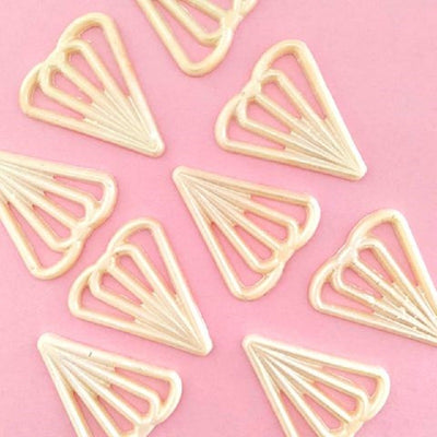 Decorative dessert accent chocolate mould Diamond Filigree