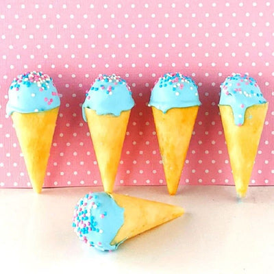 Mini ice cream waffle cone 3d chocolate mould