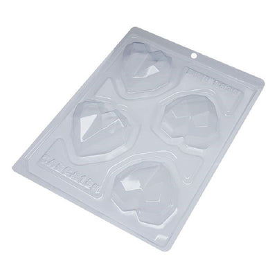 Geo hearts chocolate mould small