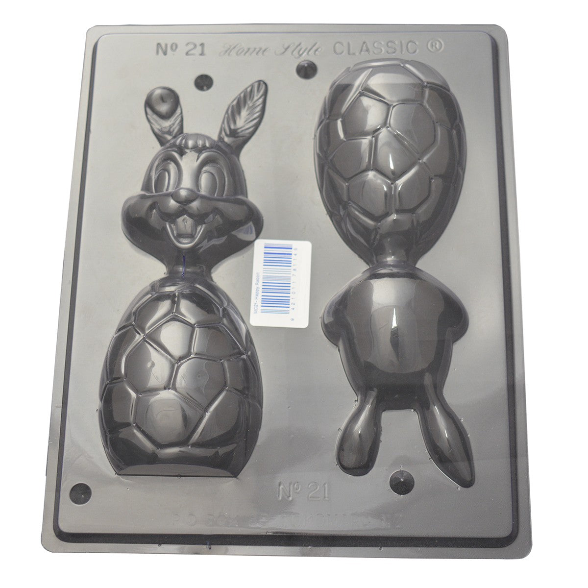 Easter happy bunny egg chocolate mould