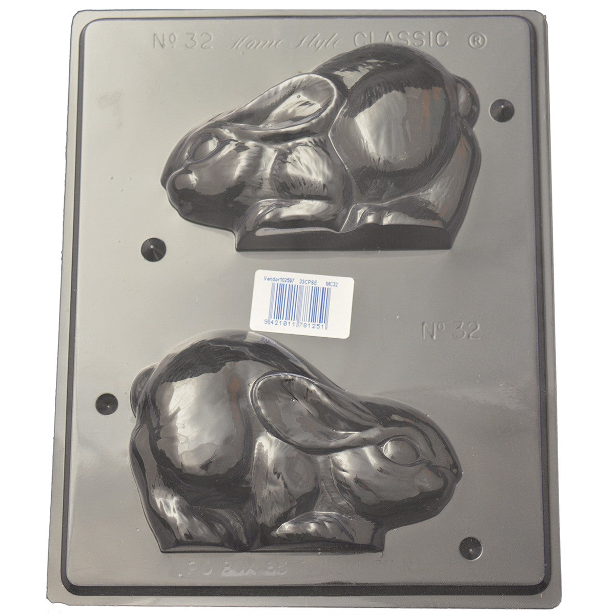 Easter sitting bunny chocolate mould