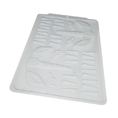 Unicorn horn and ears chocolate mould Large and small STYLE 2