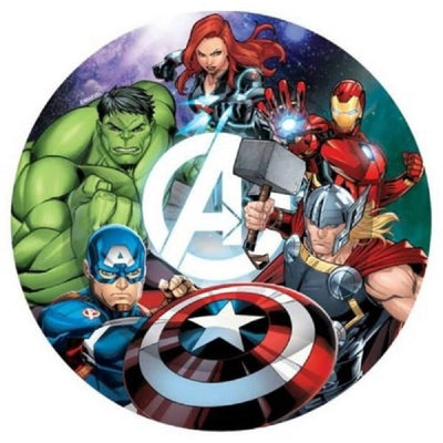Avengers party plates pack of 8 style no 1