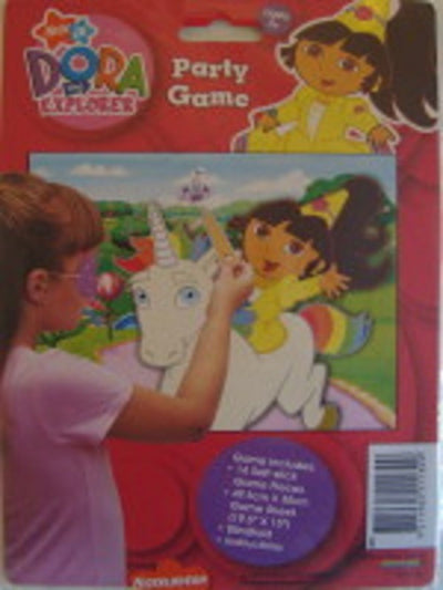 Dora The Explorer and Unicorn party game style 2