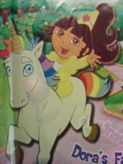 Dora The Explorer and Unicorn party tablecover