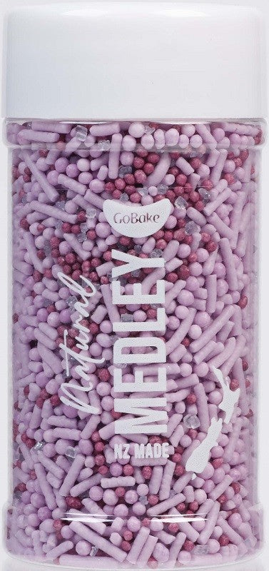 Gobake natural colours sprinkle medley Purple 85g