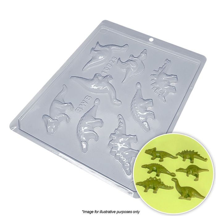 Dinosaurs assorted chocolate mould Raptor triceratops and more