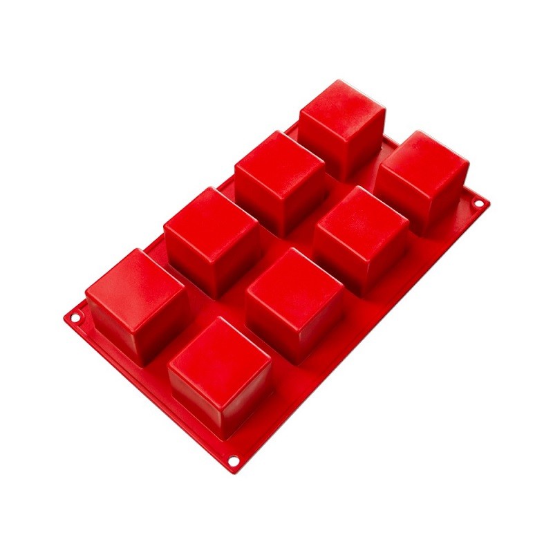 Silicone mould by Fat Daddios Cube 6 cavities