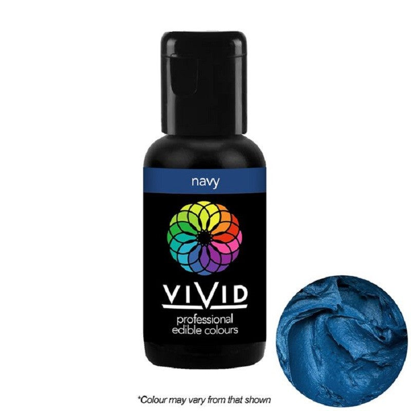 Vivid Gel paste food colouring Navy Blue