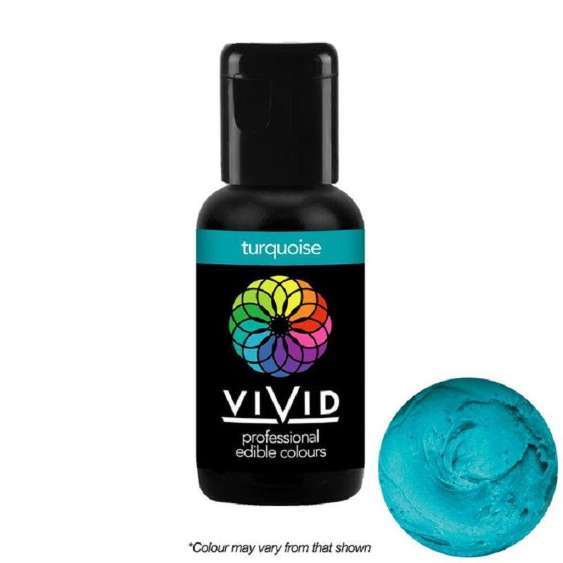 Vivid Gel paste food colouring Turquoise