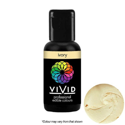 Vivid Gel paste food colouring Ivory